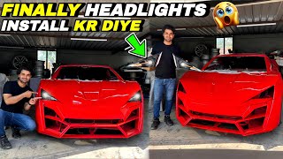 Finally Headlights Install Kr diye 🔥 Lykan Hypersport Headlights 😱 [upl. by Mlehliw]