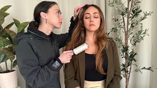 ASMR Perfectionist Photoshoot Grooming  Hair Makeup Clothes Fixing Finishing Touches ivybasmr [upl. by Terese]