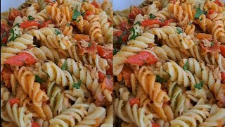 Recept  Pasta salade met Tonijn en Pesto 🍋 🥗 [upl. by Dwaine]