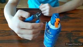 How to open a can of compressed air [upl. by Edny]