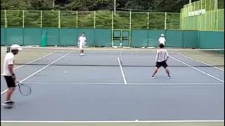 테니스 서브리턴 포핸드다운더라인 다운더라인 포핸드위닝샷 테린이 tennis downtherline servereturn [upl. by Berners716]