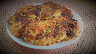 galettes de courgettes et pomme de terre facile et trop bonne ❤🌹❤🌹💖 [upl. by Ketti]