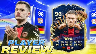 😨96 TOTS WIRTZ PLAYER REVIEW  EA FC 24 ULTIMATE TEAM [upl. by Malena]