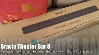 Review of Sony Bravia Theater Bar 8 Premium Soundbar [upl. by Nuli]