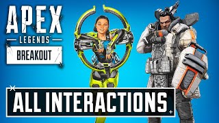 Apex Legends Season 20 All Interactions Voice Lines [upl. by Rodina]