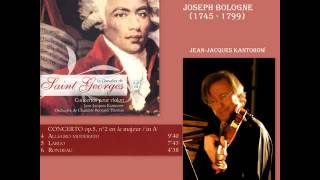 Chevalier de Saint George  Concerto pour violon No 2 en la majeur Op 5 [upl. by Nyrroc]