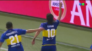 Gol de Cavani tras un jugadón de Merentiel para el 1 a 0 de Boca vs Palmeiras  Libertadores 2023 [upl. by Nwahsd]