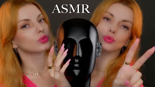 ASMR Directly in Your Ears Mouth Sounds Fabric sounds and more [upl. by Ced]