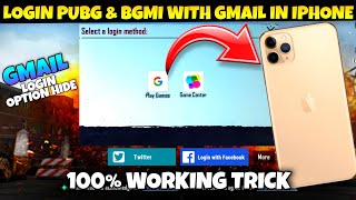 How to login bgmi with gmail in iphone  iphone me pubg gmail se kese login kare  bgmi login in ios [upl. by Latreece]