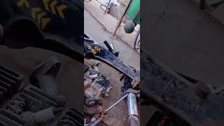 Take automobile vlog welding  Raza Auto Engineering Works Mithi machine rod rollingscrapper [upl. by Ondrea338]