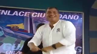 RAFAEL CORREA BAILANDO DON DIABLO DE MIGUEL BOSE [upl. by Cosette]