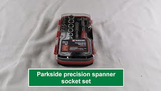 Parkside precision spanner socket set [upl. by Natassia]