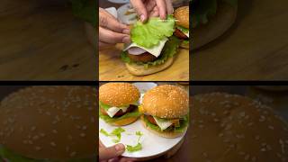 McDonald’s style Crispy Veggie Burger at home  McAloo Tikki Burger recipe  Easy Veg Burger recipe [upl. by Suivat]