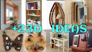 230 IDEAS EN MADERA QUE PUEDES HACER Y VENDER POR MUCHO DINERO Ideas de Bricolaje ¡⛔🔥💲 [upl. by Olfe]