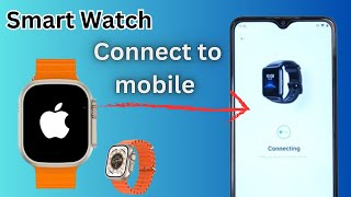 Smart watch connect to phone  t800 ultra smart watch connect to phone [upl. by Leihcey175]