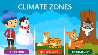 Climate Zones of the Earth  Weather and Climate  Types of Climate Zones [upl. by Abrahams]