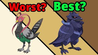 EVERY REGIONAL BIRD Pokémon RANKED [upl. by Salene589]