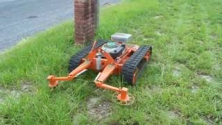 Remote Control Tracked Slope Mower [upl. by Helfant]