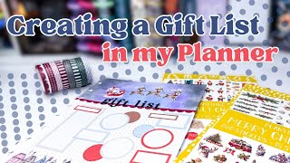 How to Make a Holiday Gift List for Your Planner 2024  Planything Christmas Unboxing [upl. by Kus]