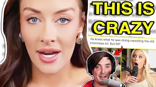 BROOKE SCHOFIELD EXPOSES ZACH SANG tana mongeau went off [upl. by Farris861]