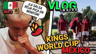 DÍA 3  Probamos los TACOS 🌮 con todo el EQUIPO ⚽️  VLOG MÉXICO 🇲🇽  KINGS WORLD CUP [upl. by Buseck346]