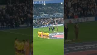 Rememberance St Andrews Birmingham destroyed by abusive Northampton fans during minute silence [upl. by Mun]