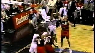 Dikembe Mutombo 4 Consecutive Blocks vs 76ers 1997 [upl. by Willner64]