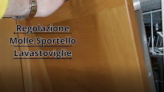 Come regolare sportello lavastoviglie [upl. by Otir787]