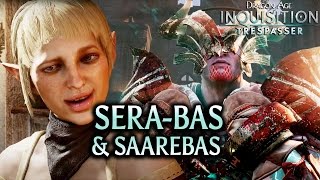 Dragon Age Inquisition  Trespasser  Serabas just like Saarebas Bull amp Sera hilarious banter [upl. by Aleakam]