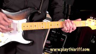 TSOL guitar lesson quotCode Bluequot PlayThisRiffcom [upl. by Woodford369]