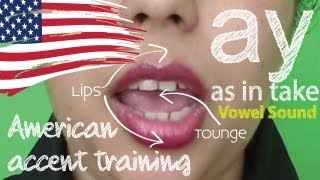 American Accent Training  Part 02  Vowel sound AY  Free English Lesson  ESL [upl. by Donn]