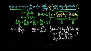 Separierbare Differentialgleichungen [upl. by Coughlin]