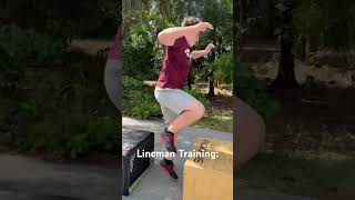 Lineman Training football lineman cfb oline workout dline beats [upl. by Dulcine]