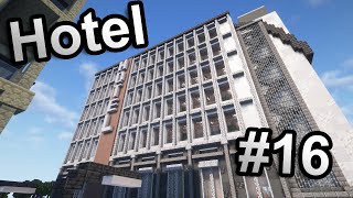 Minecraft City Building  16  Hotel [upl. by Ahsinom191]