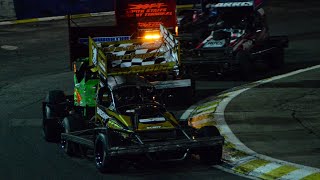 BriSCA F1 Gala Night Final Skegness  Race Clip [upl. by Ellerahs]