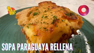 Sopa paraguaya rellena  QuéMañana [upl. by Saenihp525]