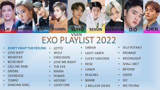 EXO PLAYLIST 2022 weareoneexo [upl. by Thorner]