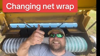 How to change net wrap on a Vermeer 504R [upl. by Maller]