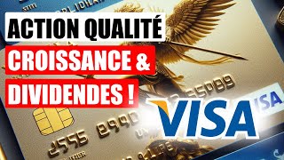 Visa investir dans l’action parfaite   Analyse Bourse [upl. by Auqenat]