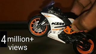 Maisto KTM RC 390 118 diecast scale model [upl. by Ahsirahc849]