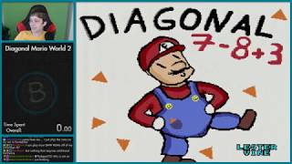 Crazy MemeTroll Hack  Diagonal Mario World 2 Unedited [upl. by Anissej]