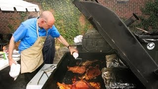 BBQ Legend Schools Michael Pollan [upl. by Aramoj72]