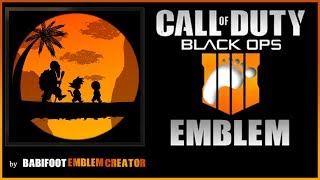 COD BO4 Emblem Tutorial  Dragon Ball [upl. by Zerline]