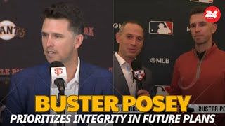 Buster Posey Prioritizes Integrity in Leading Giants’ Future Plans [upl. by Alcinia]