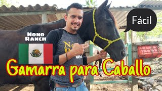 COMO HACER UNA GAMARRA PARA CABALLO [upl. by Assiralc268]