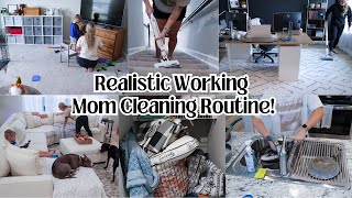 Working Mom Routine  Messy Cleaning Motivation  Speed Clean  Decluttering amp Organizing [upl. by Soloma]