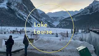 Winter in Canada lake Louise holidays in Canada alberta travels tours [upl. by Etteoj]