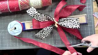 🎀 How to Use EZ Bow Maker  EZ Bow for Wreaths  EZ Bow Maker Tutorial  Dollar Tree DIY Bow Maker [upl. by Drallim]