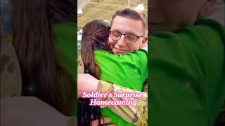 Soldiers coming home surprise emotional familylove amazing comingback [upl. by Eitnom]