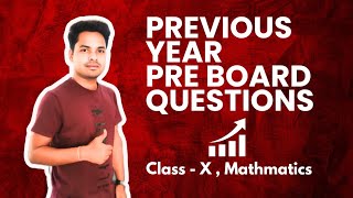 PREVIOUS YEAR PREBOARD SOLUTIONCLAASXCBSE MATHS SET4 [upl. by Monte]